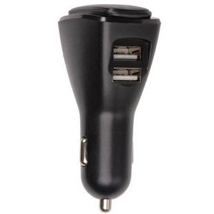 Автомобільний зарядний пристрій з блютус гарнітурою 4,2 2USB G13 Чорне