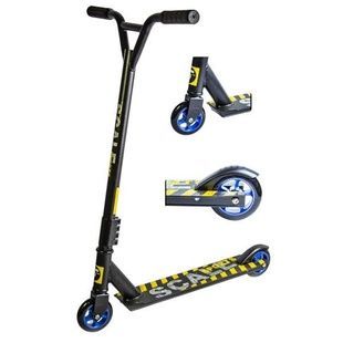 Самокат трюковый ⌀-100 мм до 100кг 49*11 *62см Scale Sports Extrem Черный с желтым