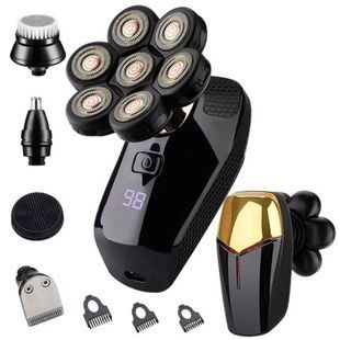 Електробритва для чоловіків зі змінними насадками 5в1 Electric Shaver Чорна