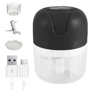Мини-измельчитель портативный Portable Food Processor Черный