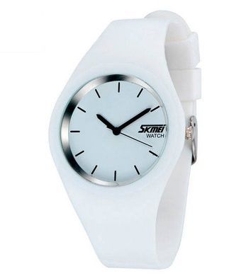 Годинники жіночі Skmei Rubber White II 9068C