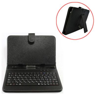 Чохол для планшета універсальний з клавіатурою з діагоналлю 7" Black Чорний