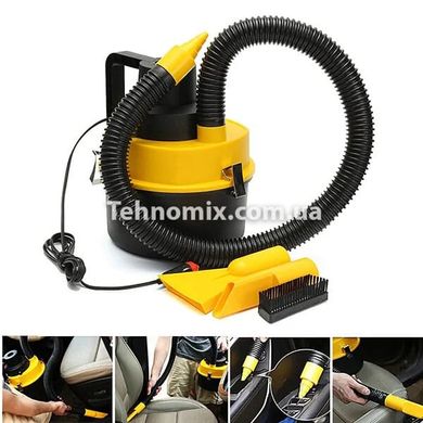 Автомобільний пилосос Vacuum Cleaner BIG 12V Жовтий