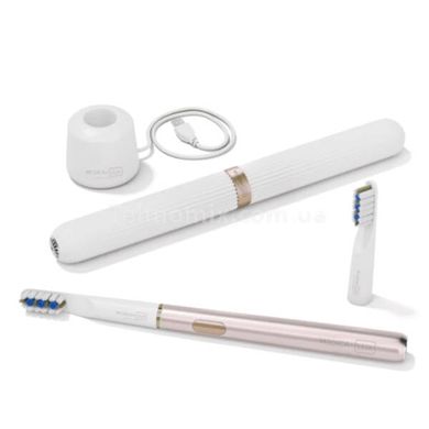 Звукова зубна щітка відбілююча Medica+ LUX 10Х Portable (Японія) Рожеве золото 50998