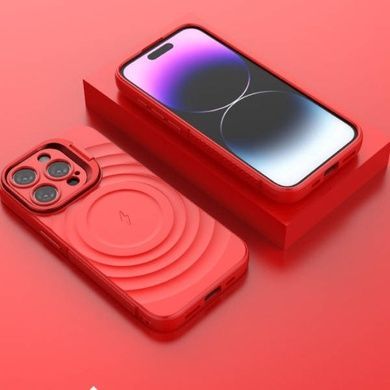 Чохол MagSafe soft-touch with stand Iphone 15 Pro Max Red