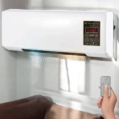 Обогреватель настенный керамический с пультом 2000 Вт Air Conditioner Белый