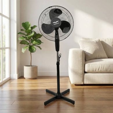 Вентилятор напольный 18", 3 скорости Alfarid Fan Черный