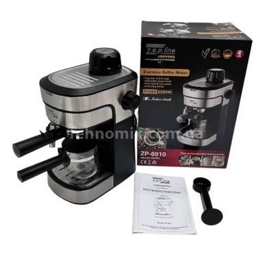 Кавоварка рожкова еспресо на 4 чашки Zepline ZP-6910 2200Вт