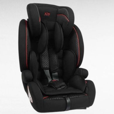Детское автокресло универсальное от 9-36кг с системой ISOFIX I / II / III группа JOY SX-92250 Черное с красным