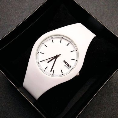 Годинники жіночі Skmei Rubber White II 9068C