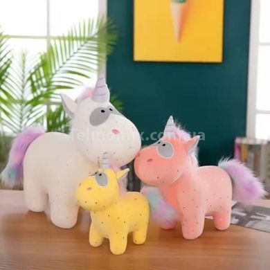 Игрушка мягкая Единорог 40см М 14350Белый