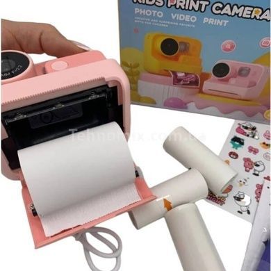 Камера моментального друку KIDS MINI CAMERA PRINTER Рожева
