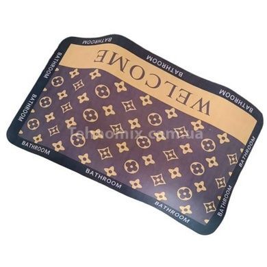 Коврик для ванной/кухни влаговпитывающий Коричневый LV 50*80 см