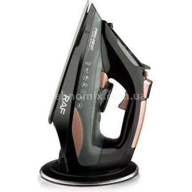 Праска бездротова зі станцією RAF ELECTRIC STEAM IRON R.1388 Чорний