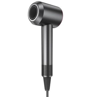 Фен для волосся з насадкою-концентратором 1600Вт Hair Dryer Fan Сірий з червоним