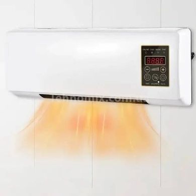 Обогреватель настенный керамический с пультом 2000 Вт Air Conditioner Белый