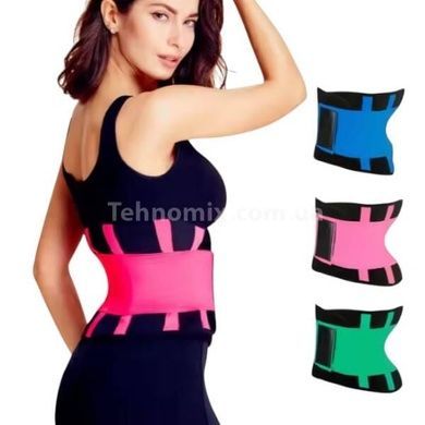 Пояс для схуднення Hot Shapers Belt Power Чорний з рожевим р-р S