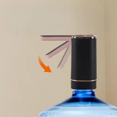 Помпа електрична для пляшки з питною водою Portable automatic water pump Чорна