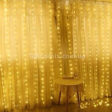 Гірлянда штора 3x2м 300LED USB з пультом
