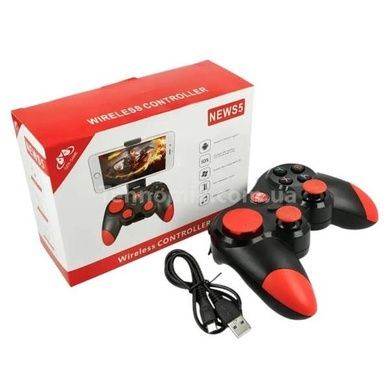 Джойстик-геймпад для мобильного телефона gamepod NEWS 5 Черный с красным