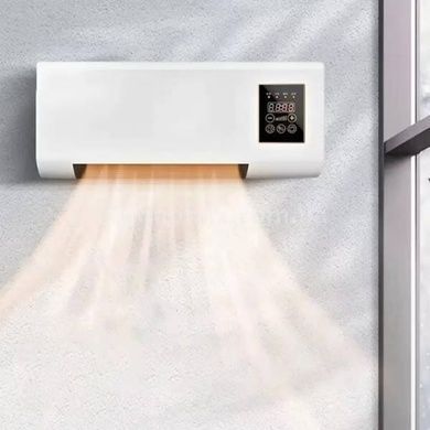 Обогреватель настенный керамический с пультом 2000 Вт Air Conditioner Белый