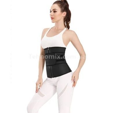 Утягивающий пояс для похудения Waist training corset Черный L