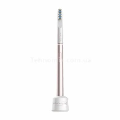 Звуковая зубная щетка отбеливающая Medica+ LUX 10Х Portable (Япония) Розовое золото 50998