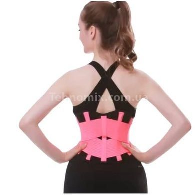 Пояс для схуднення Hot Shapers Belt Power Чорний з рожевим р-р S