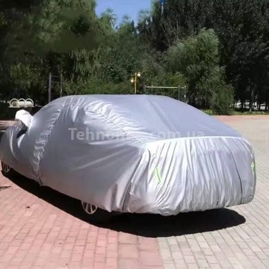 Чехол защитный для автомобиля с отделами для зеркал 490*190*150см Стальной