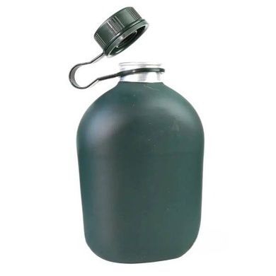 Фляга пластикова з чохлом у забарвленні камуфляжу MILITARY STYLE 1L Зелений