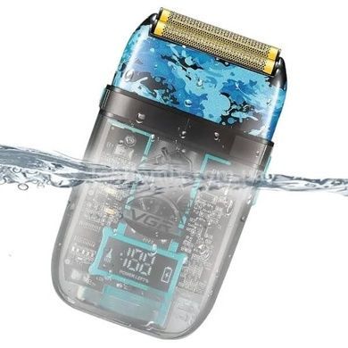 Електробритва акумуляторна 5V VGR-352 Блакитна