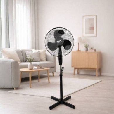 Вентилятор напольный 18", 3 скорости Alfarid Fan Черный