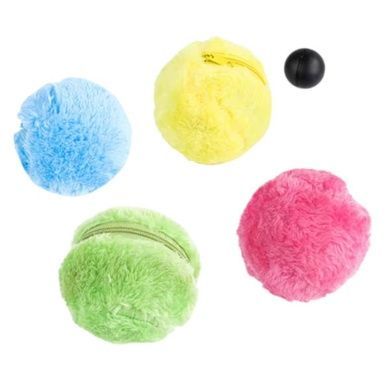 Мячик-пылесборник автоматический 3*АА Microfiber mop ball Mocoro Розовый