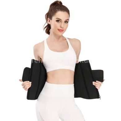 Утягивающий пояс для похудения Waist training corset Черный L