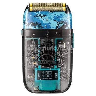Електробритва акумуляторна 5V VGR-352 Блакитна