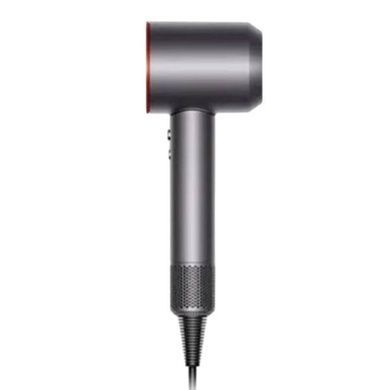 Фен для волосся з насадкою-концентратором 1600Вт Hair Dryer Fan Сірий з червоним
