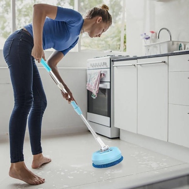 Акумуляторна швабра Wireless Cleaner Блакитна