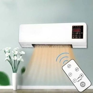 Обогреватель настенный керамический с пультом 2000 Вт Air Conditioner Белый