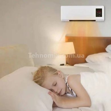 Обогреватель настенный керамический с пультом 2000 Вт Air Conditioner Белый
