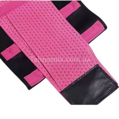 Пояс для схуднення Hot Shapers Belt Power Чорний з рожевим р-р S
