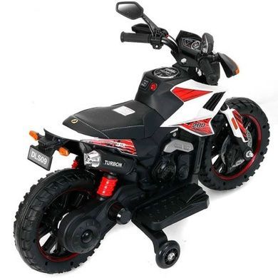 Мотоцикл детский аккумуляторный для катания 2*6V4Ah, 35W JOY KT-66701 Черный