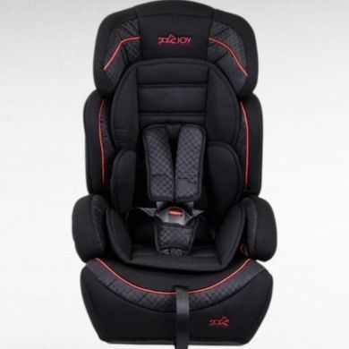 Детское автокресло универсальное от 9-36кг с системой ISOFIX I / II / III группа JOY SX-92250 Черное с красным