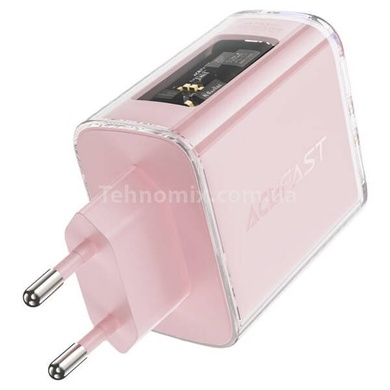 Зарядное устройство для ACEFAST A45 Sparkling series PD65W GaN (2*USB-C+USB-A) charger Cherry blossom