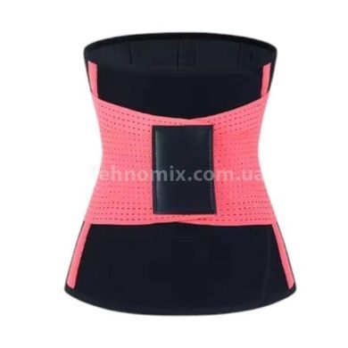 Пояс для схуднення Hot Shapers Belt Power Чорний з рожевим р-р S