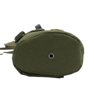 Фляга пластикова з чохлом у забарвленні камуфляжу MILITARY STYLE 1L Зелений