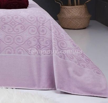 Простирадло Belizza Hanzade lila 200х220см Велюр