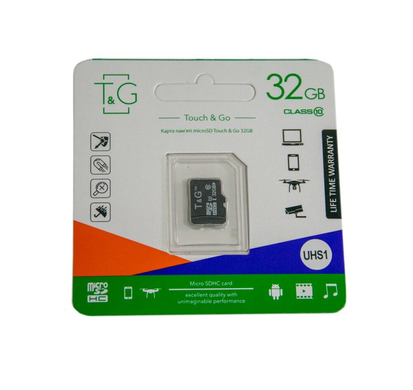 Карти пам'яті microSD Touch&Go 32 Гб без адаптера