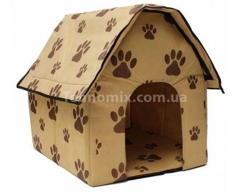 Будиночок для домашніх тварин Portable Dog House Бежевий