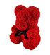 Ведмедик з 3D троянд Zupo Crafts 25 см Червоний + подарункова упаковка