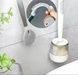 Ершик для унитаза Toilet Brush (силиконовый с дозатором для моющего) Белый
